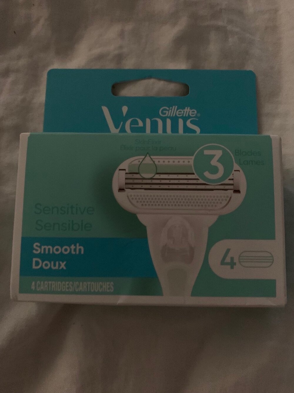 Gillette Venus smooth doux 4 cartridges razor refills